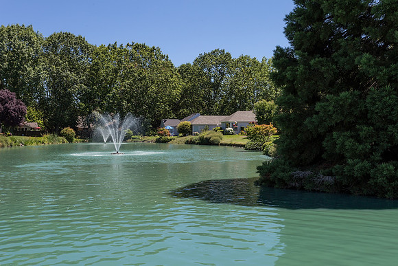 Charbonneau Pond and Fountain